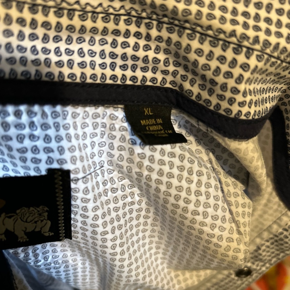 Duke’s Bark American Sportwear Short Sleeve Pearl Button Snap Shirt - Picture 7 of 8
